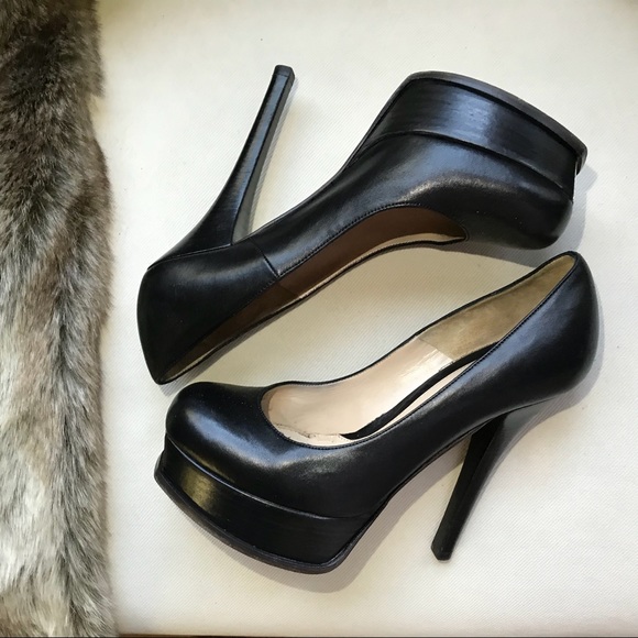 Fendi Shoes - Fendi Fendista double platform Leather heels